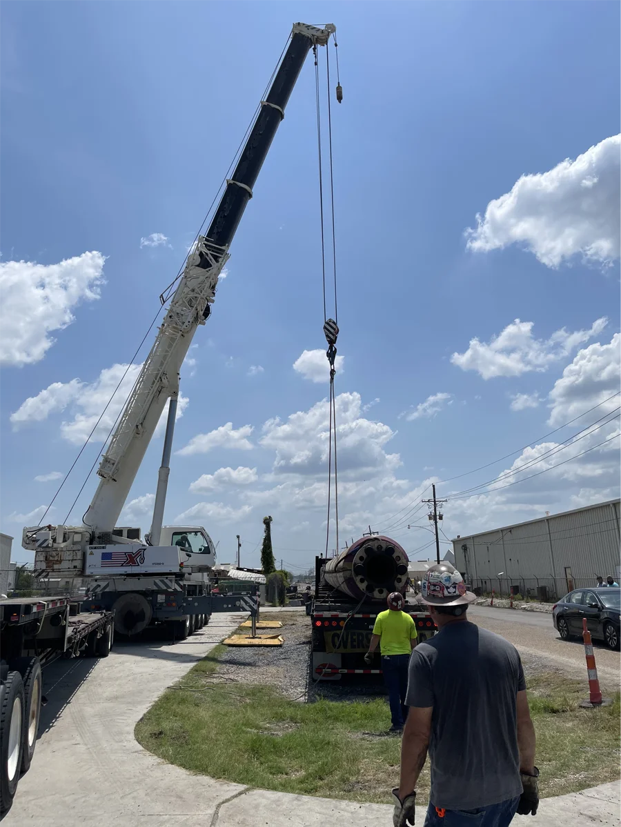 CDI Loading Piping on Rig